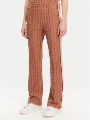 Lacoste Spodnie dresowe XF9313 Pomarańczowy Regular Fit. Brązowe spodnie dresowe Lacoste, bez wzorów, z dresówki. Za 399.99 zł.