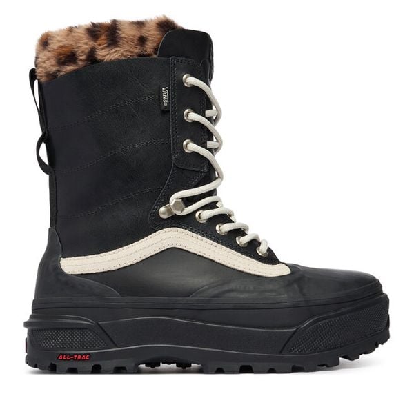 Śniegowce Vans. Czarne śniegowce Vans, bez wzorów, bez zapięcia. Za 899.99 zł.