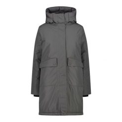 Parka damska z kapturem CMP. Czarne płaszcze CMP, bez wzorów, z softshellu, z kapturem. Za 677.00 zł.