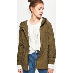 Parka z kapturem - Khaki. Płaszcze marki House. W wyprzedaży za 129.99 zł.