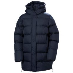 Damska kurtka puchowa Helly Hansen Amelia. Niebieskie kurtki Helly Hansen, bez wzorów, z puchu, bez kaptura. W wyprzedaży za 779.00 zł.