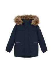 Color Kids Parka w kolorze granatowym rozmiar: 116. Niebieskie płaszcze Color Kids, bez wzorów, bez kaptura. Za 226.24 zł.