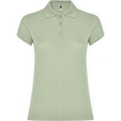 Damska Koszulka Polo W Gwiazdki. Zielone t-shirty sportowe ROLY, xl, bez wzorów, bez ramiączek. Za 56.99 zł.