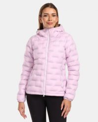 Kurtka ocieplana damska Kilpi ALBA-W. Czerwone kurtki Kilpi, na zimę, bez wzorów, z materiału, eleganckie, bez kaptura. Za 370.41 zł.