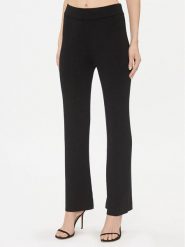 Bruuns Bazaar Spodnie materiałowe Anemones Lyna BBW3521 Czarny Slim Fit. Czarne spodnie materiałowe Bruuns Bazaar, bez wzorów, z materiału. Za 289.99 zł.