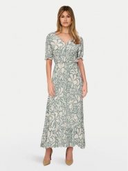 ONLY Sukienka letnia 15270519 Beżowy Regular Fit. Brązowe sukienki ONLY, m, bez wzorów, z wiskozy, bez kołnierzyka, bez ramiączek. Za 159.99 zł.
