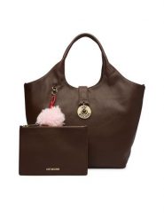 LOVE MOSCHINO Torebka JC4238PP0PKI0313 Brązowy ciemny. Brązowe torebki klasyczne Love Moschino, bez wzorów, ze skóry, bez dodatków. Za 1,119.00 zł.
