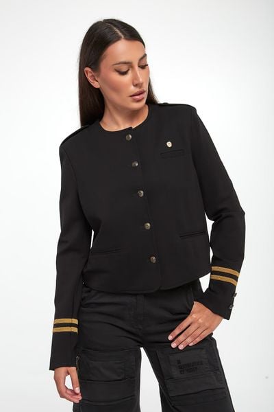 Żakiet damski marynarkai AERONAUTICA MILITARE. Marynarki i żakiety Aeronautica Militare, bez wzorów, bez ramiączek. Za 769.00 zł.