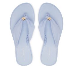 Japonki Tommy Hilfiger. Niebieskie japonki Tommy Hilfiger, bez wzorów. Za 189.99 zł.
