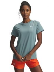 Under Armour Koszulka funkcyjna w kolorze szarym rozmiar: L. Szare t-shirty sportowe Under Armour, l, bez wzorów, z materiału, bez ramiączek, outdoorowe. Za 82.83 zł.