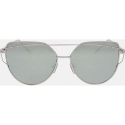 Srebrne okulary przeciwsłoneczne. Okulary przeciwsłoneczne marki Kazar. Za 369.00 zł.