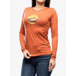 Bluza termoaktywna damska Sensor Merino Active Triglav Tee LS. Czerwone bielizna termoaktywna damska Sensor, na zimę, bez wzorów, bez kaptura, narciarskie. Za 298.99 zł.
