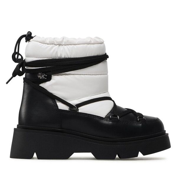 Śniegowce Lasocki. Białe śniegowce Lasocki, bez wzorów, bez zapięcia. Za 279.99 zł.