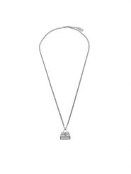 Marc Jacobs Naszyjnik The St. Marc Cuban-Link Chain Necklace 2F3JNC001J37 Srebrny. Szare naszyjniki Marc Jacobs, z tworzywa sztucznego, metalowe. Za 359.99 zł.