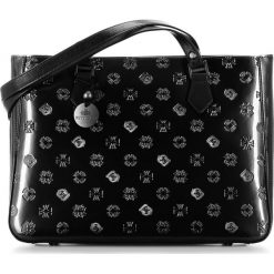 Torebka shopperka z błyszczącej skóry w monogram. Czerwone shopper bag Wittchen, bez wzorów, z lakierowanej skóry, eleganckie, duże, lakierowane, bez dodatków. W wyprzedaży za 1,169.10 zł.