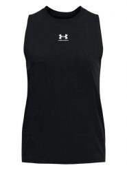 Under Armour Top sportowy "Campus Muscle Tank" w kolorze czarnym rozmiar: XS. Czarne topy sportowe Under Armour, xs, bez wzorów, z materiału, outdoorowe. Za 72.95 zł.