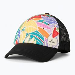 Czapka z daszkiem damska Rip Curl Mixed Yardage Trucker. Brązowe czapki z daszkiem Rip Curl, bez wzorów, z materiału, sportowe. Za 109.99 zł.