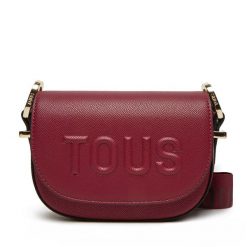 Torebka TOUS. Czerwone listonoszki tous, bez wzorów, bez dodatków. Za 449.99 zł.