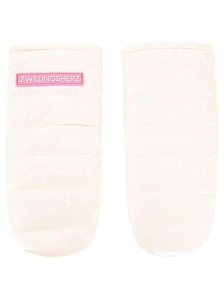 Zwillingsherz Rękawiczki w kolorze białym rozmiar: onesize. Białe rękawiczki Zwillingsherz, bez wzorów, ze splotem. Za 92.21 zł.