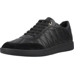 Buty GEOX D MELEDA Czarny. Czarne trekkingi Geox, bez wzorów, ze skóry, bez zapięcia, trekkingowe. Za 366.99 zł.