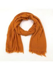 MILANO AMOUR Szal w kolorze karmelowym - 215 x 75 cm rozmiar: onesize. Brązowe szaliki i kominy MILANO AMOUR, bez wzorów, z kaszmiru. Za 182.72 zł.
