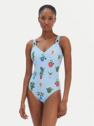 Seafolly Strój kąpielowy Playa Bonita 11098DD287 Błękitny. Niebieskie stroje jednoczęściowe Seafolly, bez wzorów, z syntetyku. Za 769.99 zł.