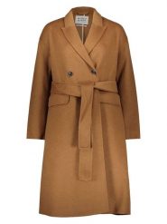 Scotch & Soda Płaszcz zimowy w kolorze jasnobrązowym rozmiar: S/M. Brązowe płaszcze Scotch & Soda, na zimę, m, bez wzorów, z puchu, bez kaptura. Za 301.48 zł.