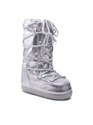 DeeZee Śniegowce NS9032-01 Srebrny. Szare śniegowce DeeZee, bez wzorów, z syntetyku, bez zapięcia. Za 199.99 zł.