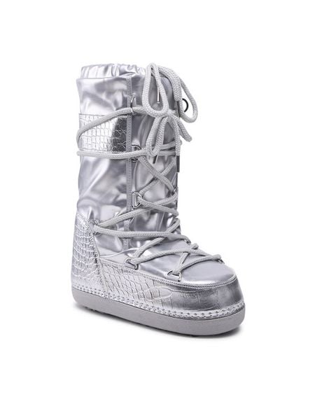 DeeZee Śniegowce NS9032-01 Srebrny. Szare śniegowce DeeZee, bez wzorów, z syntetyku, bez zapięcia. Za 199.99 zł.