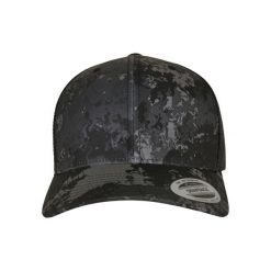 Czapka Trucker rétro Flexfit YP Classics. Czarne czapki z daszkiem FLEXFIT, bez wzorów, retro. Za 81.15 zł.