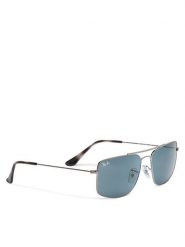 Ray-Ban Okulary przeciwsłoneczne 0RB3779 Srebrny. Szare okulary przeciwsłoneczne Ray-Ban, bez wzorów, metalowe. Za 729.99 zł.