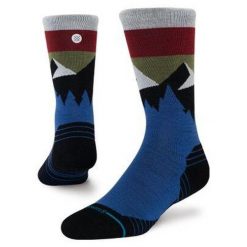 Skarpety biegowe Stance Light Wool Crew. Niebieskie skarpetki Stance, bez wzorów. Za 88.69 zł.