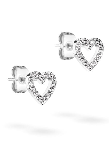 Tamaris Kolczyki-wkrętki z cyrkoniami rozmiar: onesize. Szare kolczyki Tamaris, z cyrkonią, ze stali. Za 86.99 zł.