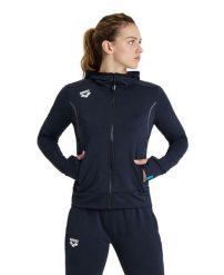 Bluza damska z kapturem Arena Spacer. Czarne bluzy z kapturem Arena, xl, bez wzorów, z poliesteru, z kapturem, trekkingowe. Za 378.50 zł.