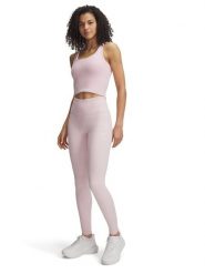 Under Armour Legginsy sportowe w kolorze jasnoróżowym rozmiar: S. Różowe legginsy Under Armour, bez wzorów, z materiału, sportowe. Za 109.78 zł.