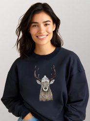 WOOOP Bluza "Let´s Go Outside" w kolorze granatowym rozmiar: XXL. Niebieskie bluzy Wooop, s, bez wzorów, bez ramiączek, bez kaptura. Za 100.99 zł.