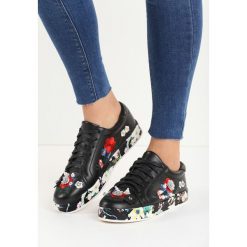 Czarne Buty Sportowe Rose Garden. Buty sportowe lifestyle marki Born2be. Za 34.99 zł.