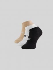 4F Skarpetki krótkie (3-pack) damskie - multikolor 39-42. Skarpetki 4f, bez wzorów, z bawełny. Za 49.99 zł.