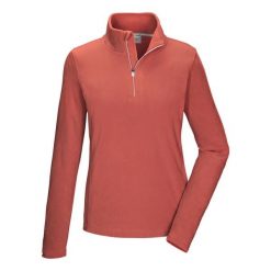 Bluza polarowa damska Killtec KSW 101 WMN FLC SHRT. Brązowe bluzy bez kaptura Killtec, bez wzorów, z materiału, bez kaptura, trekkingowe. Za 159.99 zł.