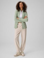 4F Polar slim ze stójką damski - zielony XXL. Zielone bluzy z polaru 4f, s, bez wzorów, z materiału, na fitness i siłownię. Za 129.99 zł.