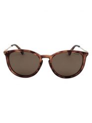 Polaroid Okulary przeciwsłoneczne unisex w kolorze jasnobrązowym rozmiar: 53. Brązowe okulary przeciwsłoneczne Polaroid, bez wzorów, z tworzywa sztucznego, szklane. Za 164.95 zł.
