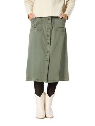 Timezone Spódnica w kolorze khaki rozmiar: W26. Brązowe spódnice Timezone, na co dzień, bez wzorów, maxi, proste. Za 117.99 zł.