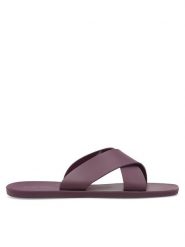 JENNY Klapki CT1011-8B Bordowy. Czerwone klapki Jenny, bez wzorów, z syntetyku, bez obcasa, bez zapięcia. Za 39.99 zł.