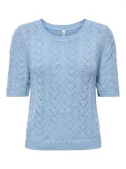 ONLY Sweter w kolorze błękitnym rozmiar: XS. Niebieskie swetry ONLY, xs, bez wzorów, bez ramiączek. Za 56.79 zł.