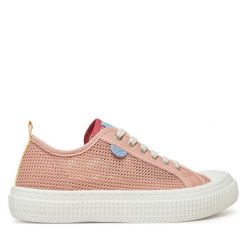 Trampki Roxy. Czerwone trampki Roxy, bez wzorów, bez zapięcia. Za 119.99 zł.