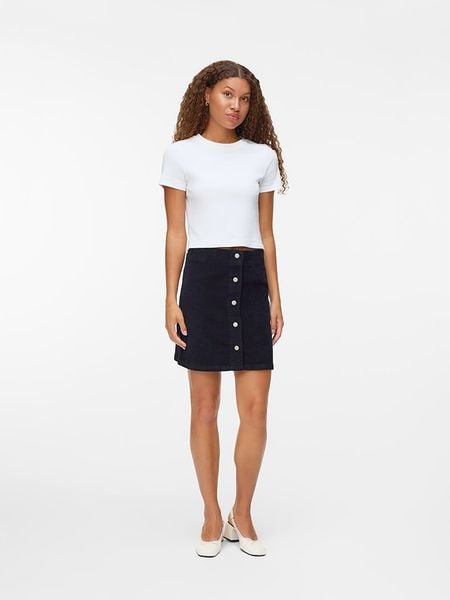 Vero Moda Spódnica sztruksowa w kolorze czarnym rozmiar: XS. Czarne spódnice Vero Moda, na co dzień, xs, bez wzorów, ze sztruksu, mini, proste. Za 74.63 zł.