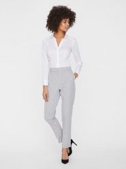 Vero Moda Spodnie chino w kolorze szarym rozmiar: XL/L32. Szare spodnie materiałowe Vero Moda, bez wzorów. Za 86.99 zł.