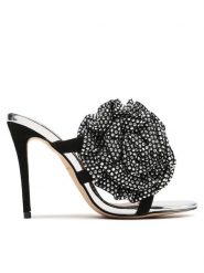 Kurt Geiger Klapki 225-Pierra Mule Bloom 9990867209 Srebrny. Szare klapki Kurt Geiger, bez wzorów, ze skóry, bez obcasa, bez zapięcia. Za 919.99 zł.