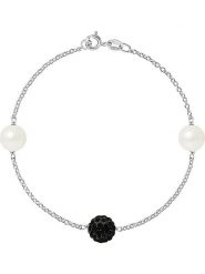 Mitzuko Srebrna bransoletka z perłami rozmiar: onesize. Szare bransoletki Mitzuko, z perłą, srebrne. Za 304.99 zł.