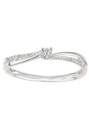 Revoni Złoty pierścionek z diamentami rozmiar: 54. Szare pierścionki Revoni, z diamentem, złote. Za 1,391.99 zł.